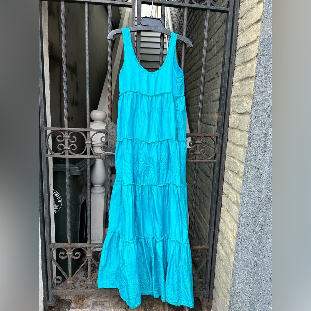 Vibrant Silk Calypso St Barth tiered dress